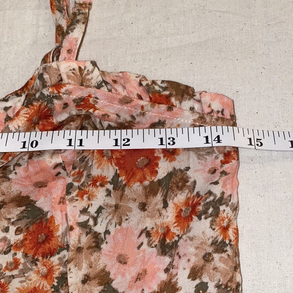 Wild Fable Floral Sundress - Rust & Pink Combo - Picture 9 of 13